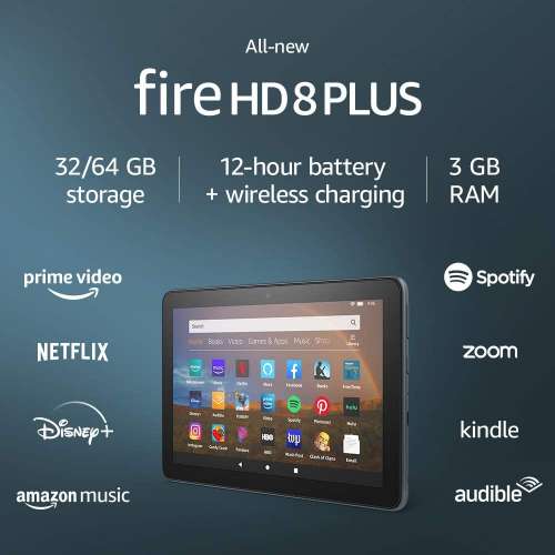 Amazon All-new Fire HD 8 Plus tablet (10th Gen) 2020 3/32GB 亞馬遜平板電腦,100...