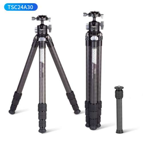 COMAN TSC24A30 Carbon Fiber Camera Tripod With BallHead Set (腳架連波頭套裝)