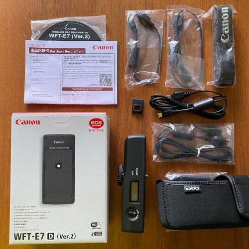Canon WFT-E7II D Wireless File Transmitter for EOS R, 5D4, 5Ds, 5D3, 7D2