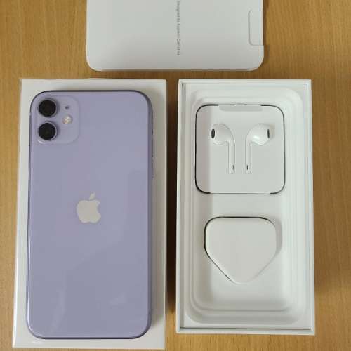 99%,新 iphone 11 256GB 紫色(行貨)
