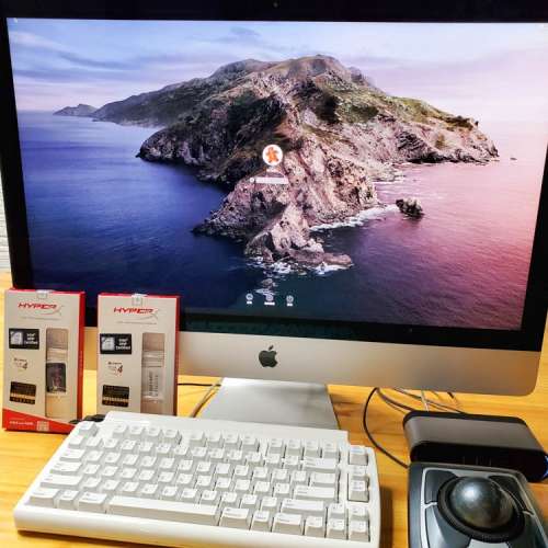 2020頂配 27" iMac 5K i7 3.8GHz (Turbo 5.0GHz) 32G RAM 512G SSD 5500XT (全套有...