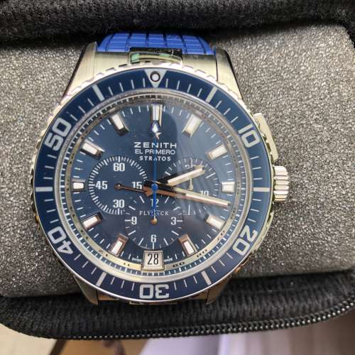 ZENITH EL PRIMERO STRATOS FLYBACK BLUE