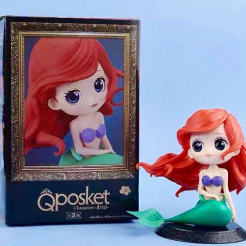 正品Qposket迪士尼公主系列（Ariel 美人魚）手辦玩具