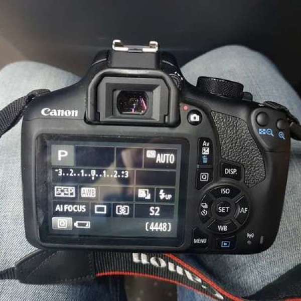 Canon EOS 1300D + 18-55mmis2代kit with filter+ 2電池 充電座 相機带