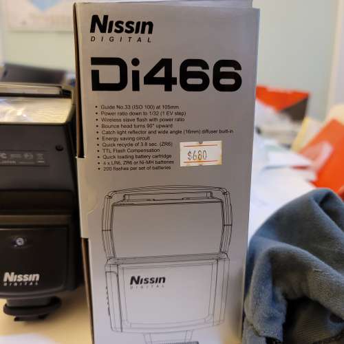 Nissin Di466 flash閃光燈 for M43