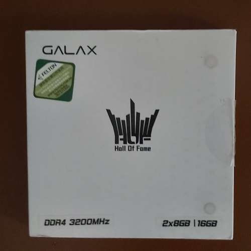 GALAX HOF DDR4-3200 16G（8G*2）CL14 b-die