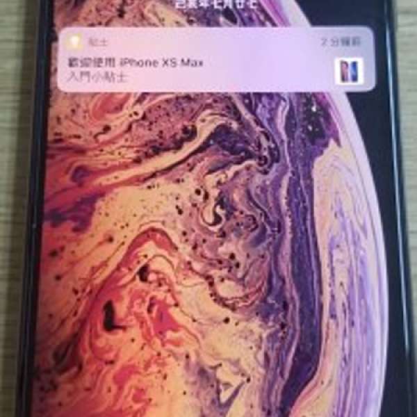 新淨 iPhone XS MAX 256GB 金色 電池效能96% 無花 香港行貨