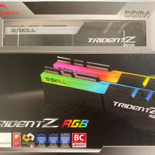 G.SKILL Trident Z RGB DDR4 3600MHz 16GB Kit (2x8GB) F4-3600C18D-16GTZR