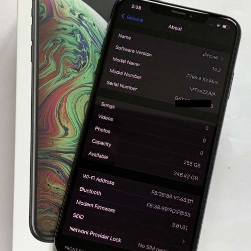 iPhone XS Max, 256G