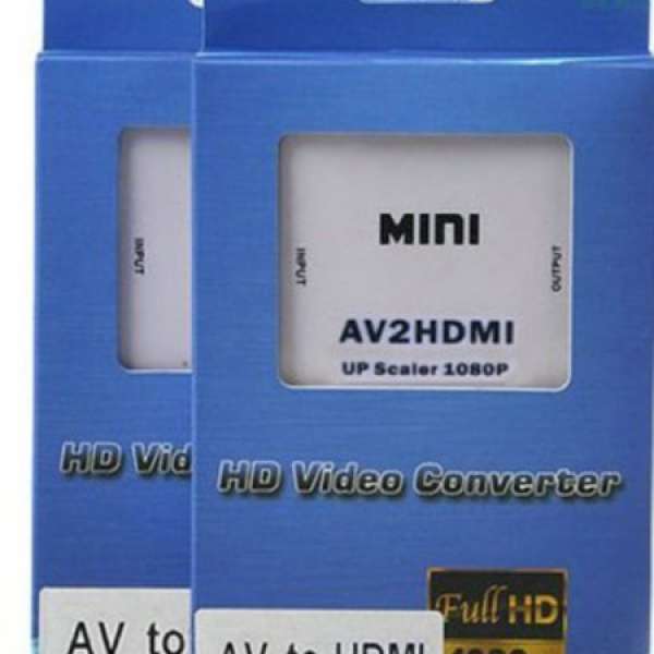 三色線轉HDMI, RCA to HDMI, AV線轉HDMI, RCA轉HDMI, AV to HDMI、AV轉HDMI轉換器