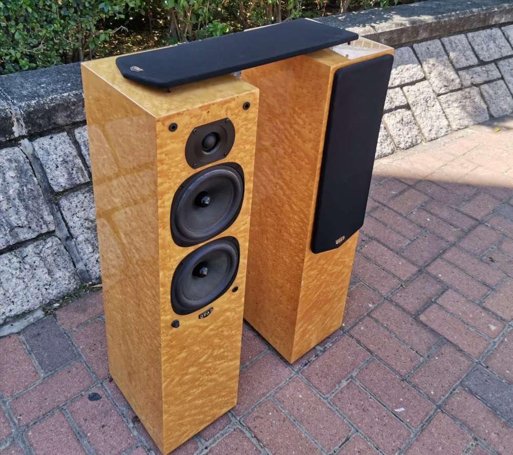 英國quad 22L 助地喇叭雀眼木85%新- 二手或全新揚聲器, 影音產品