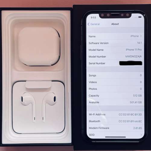 iPhone 11Pro 256GB Midnight Green