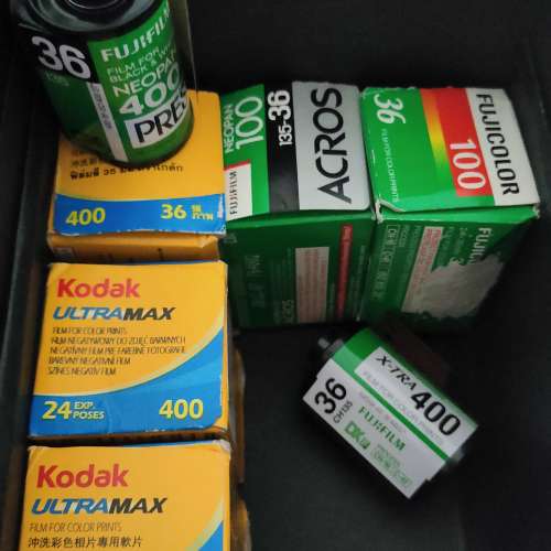 未用過期135菲林 7 卷/Unused 135 films 7 rolls