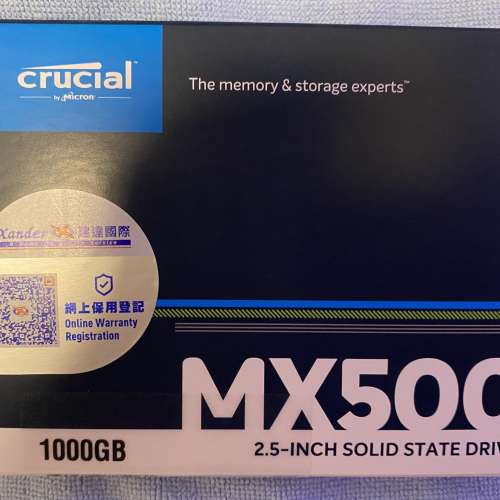 99.9% New Crucial MX500 1TB (2.5" SSD)