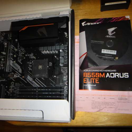 技嘉 B550M AORUS ELITE (rev. 1.0)有單有行保至2023年 Socket AM4