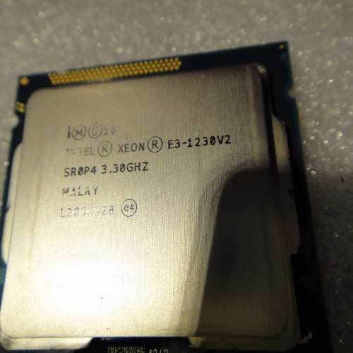 Intel® Xeon® 處理器 E3-1230 v2  3.3GHz  核心數量 4  執行緒數量 8  連風扇 So...