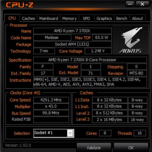 AMD 3700X