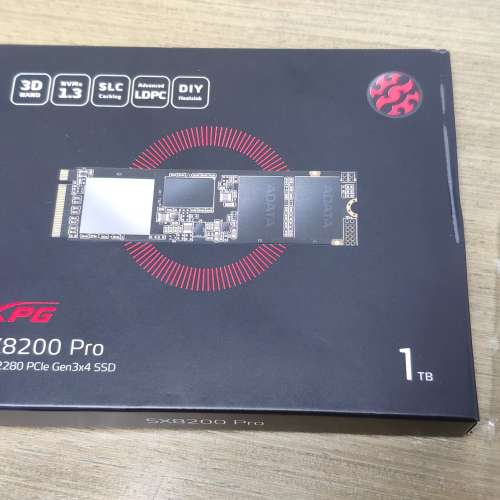 Adata SX8200 Pro 1TB m.2 NVMe SSD