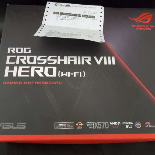 ASUS ROG Crosshair VIII Hero X570 行貨有保養