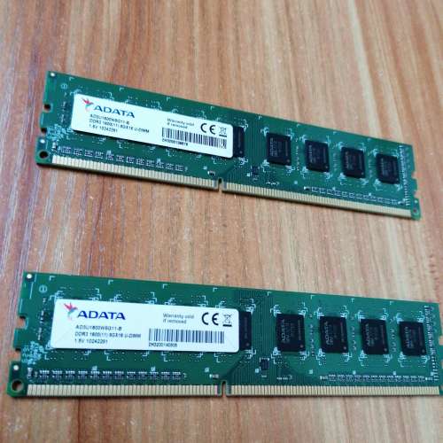 adata DDR3 1600 8GB x 2 (Desktop Ram)