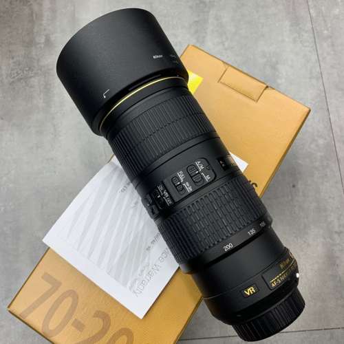 Nikon 70-200mm F4G ED VR