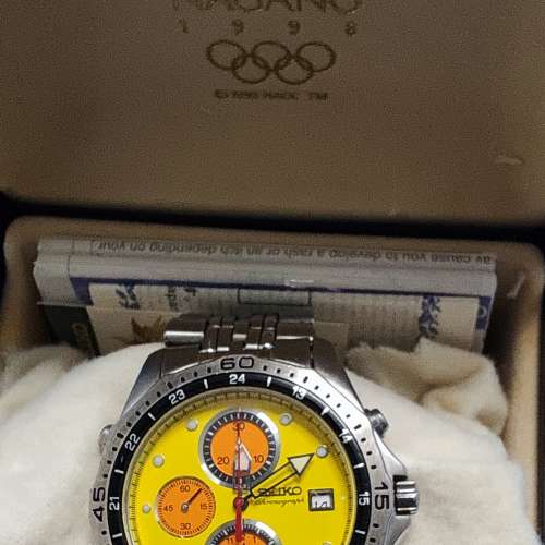 Seiko 1998 NAGANO Olympic Edition Chronograph (Made in Japan)