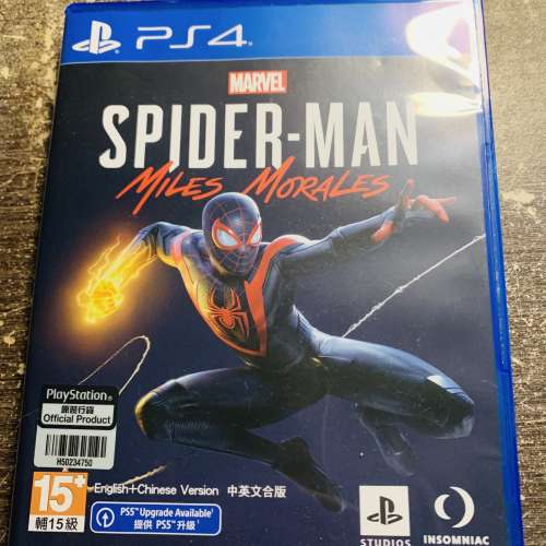 Ps4 Spider-Man Miles Morales 中英文合版