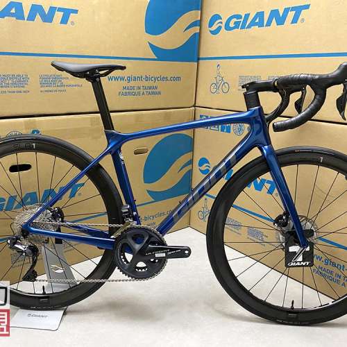 [實體店交收] GIANT TCR Advanced Pro 0 Disc - KOM (Shimano Di2 電件 碳軨 bike)