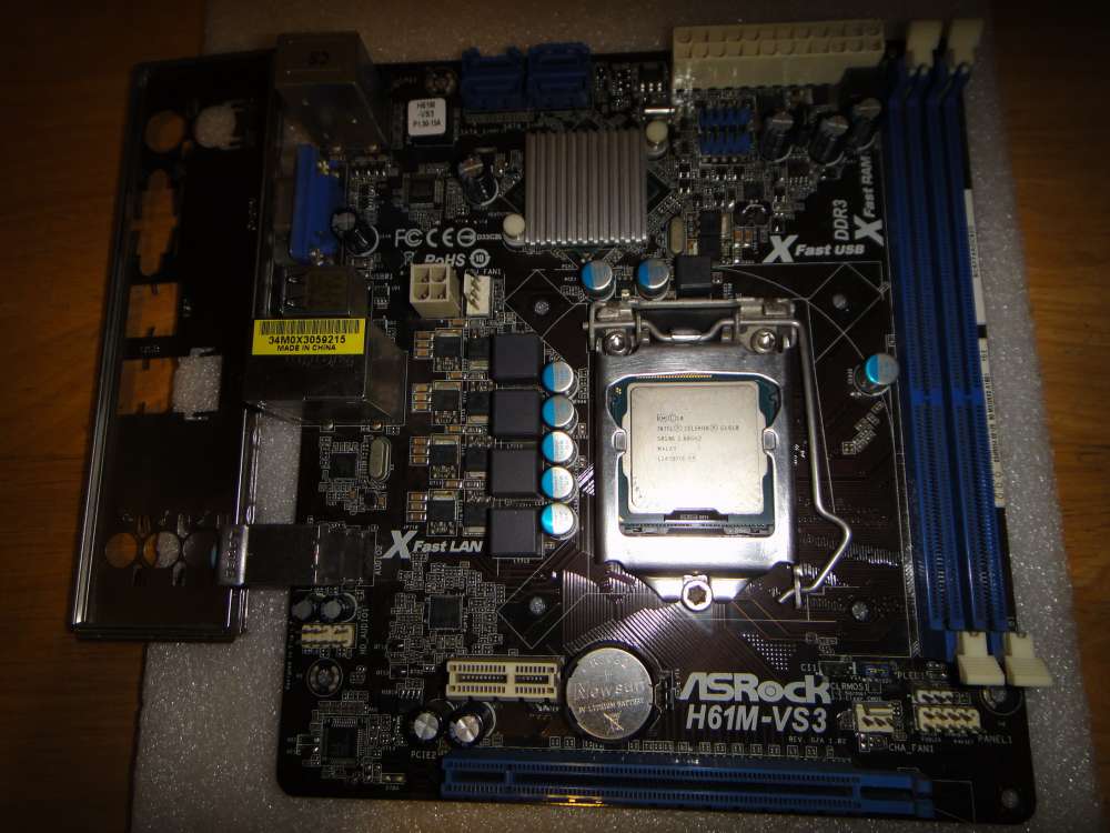 買賣全新及二手底板, 電腦- ASRock H61M-VS3 itx主版Socket 1155