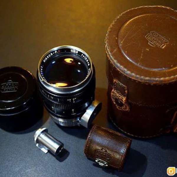 Nikon Nikkor-P.C 10.5cm f/2.5 LTM (早期黑漆版本）