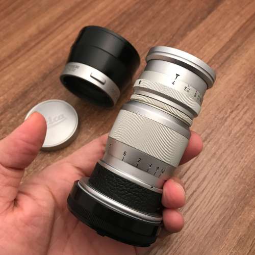 新淨Leica elmar 90mm f4 (少有E39版) 連Leica IUFOO 遮光罩- DCFever.com