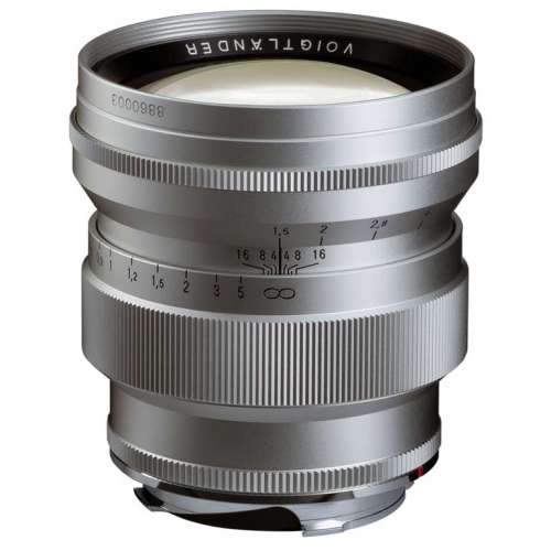 徵求  銀色 Voigtlander NOKTON 75mm F1.5 VM for Leica MP240 M10