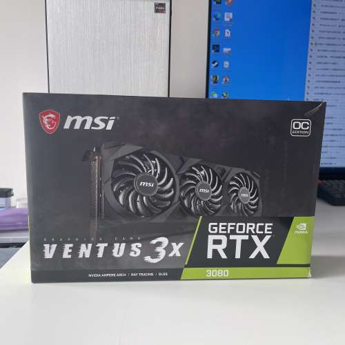 99%new MSI Ventus 3X Geoforce RTX 3080 OC edition