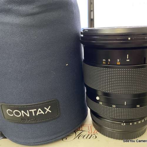 X'Mas Sale : Over 95% New Contax 645 45-90mm f/4.5 AF Lens with Case $7780. Only