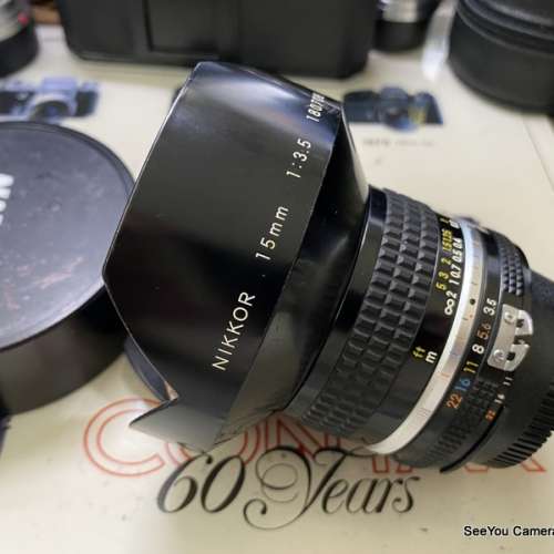 X'Mas Sale : 90% New Nikon 15mm f/3.5 AIS Lens $3980. for 3 Days only