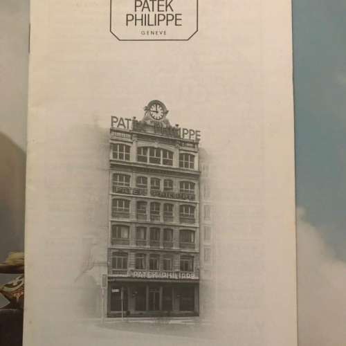 Patek Philippe Instruction Manual for Ref. 3448, 3450 and 2499
