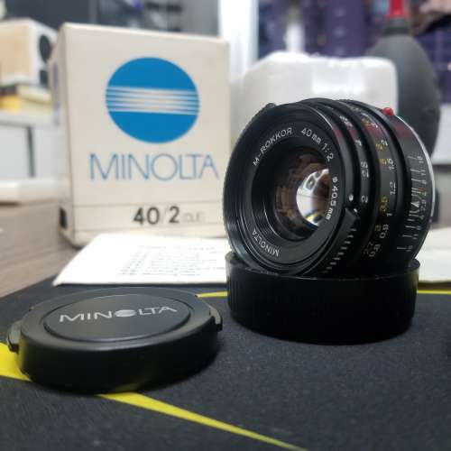 買賣全新及二手手動對焦鏡頭, 攝影產品- MINOLTA M-ROKKOR 40MM F2