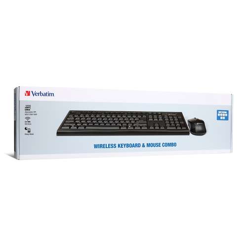 ■ 全新 無線鍵盤 連 滑鼠套裝 verbatim wireless keyboard & mouse combo, 跟單，...