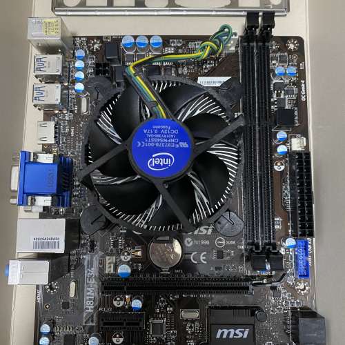 Intel i5-4460 + MSI H81M-E34