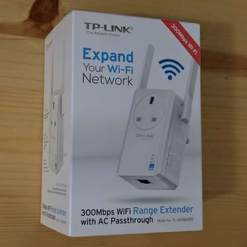 TP Link  TL-WA860RE 300Mbps Wi-Fi Range Extender with AC Passthrough