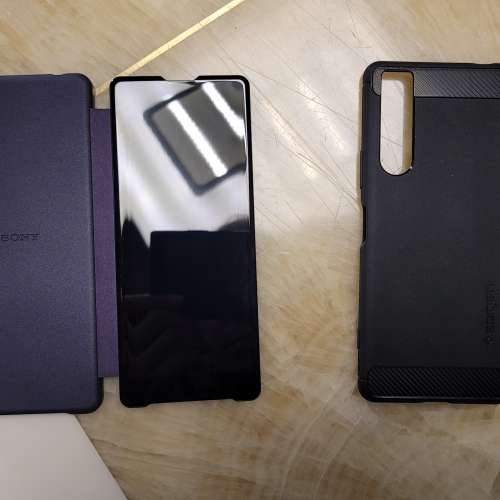 Sony Xperia 1 II 時尚智能手機套（紫色） 及 Sipgen case