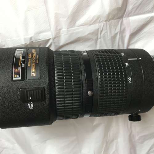 全幅片，散景鏡皇。Nikon AF Zoom-Nikkor 80-200mm f/2.8D ED，小黑三。LB3，95% 新...