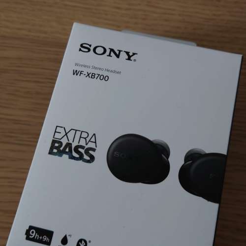 (全新未拆盒)Sony 真無線耳機配備 EXTRA BASS WF-XB700