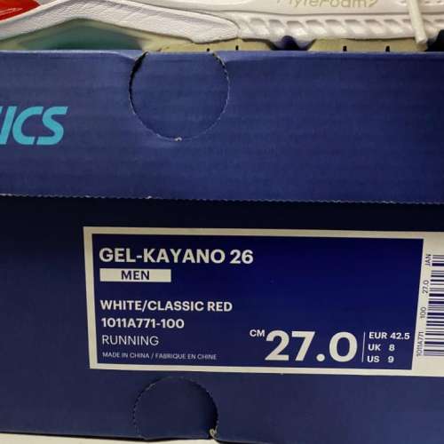 全新 Asics Gel-Kayano 26 跑鞋