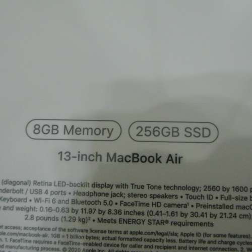 Sell Macbook Air M1 8Gb 256Gb SSD