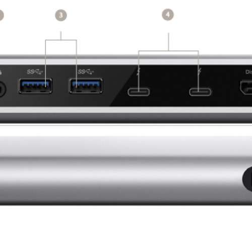 95% New Belkin Thunderbolt™ 3 Express Dock HD 連1 米線纜 MacBook Pro docking...
