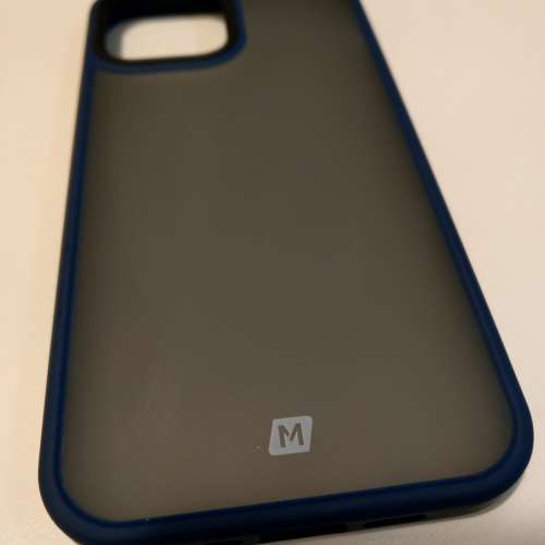 Momax iPhone 12 Pro Max 透明底背防護殼 CPAP20LB 藍色 香港行貨