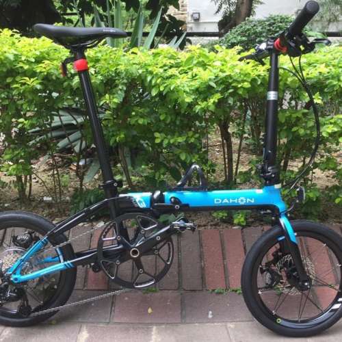 2020 DAHON K3 plus 9速 16吋碟剎 內走綫 鋁合金 折叠車 送叮叮水架前後蛙燈