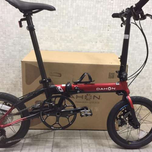 2020 DAHON K3 plus 9速 16吋碟剎 內走綫 鋁合金 折叠車 送叮叮水架前後蛙燈