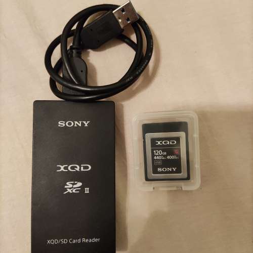 快快快!!!! Sony XQD G series 120G with Card Reader